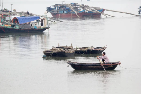 Long Bay Vietnam Noviembre 2014 Barco Pesca Long Bay Vista — Foto de Stock