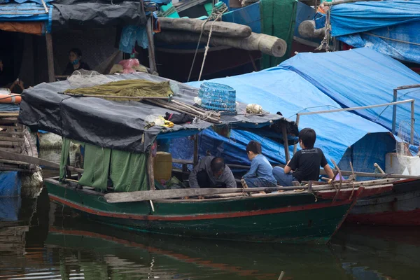 Long Bay Vietnam Noviembre 2014 Barco Pesca Long Bay Vista — Foto de Stock