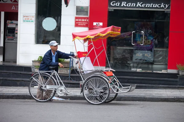 Hanoi Vietnam Octubre 2019 Puente Rojo Hanoi Puente Pintado Rojo — Foto de Stock