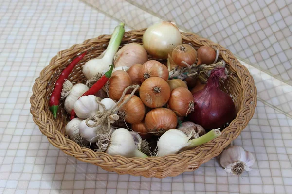 Autumn Vegetables Wicker Basket Agriculture — Stock Photo, Image
