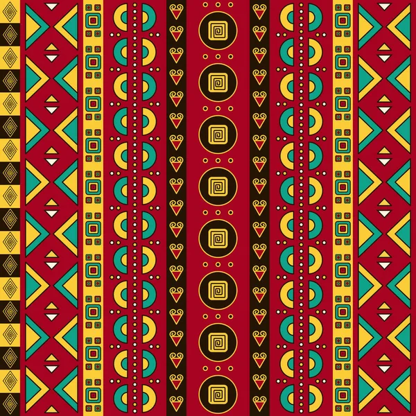 Etnik Afrika geometrik vektör deseni