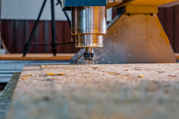 Turning and milling machine with CNC. — Stock Photo, Image