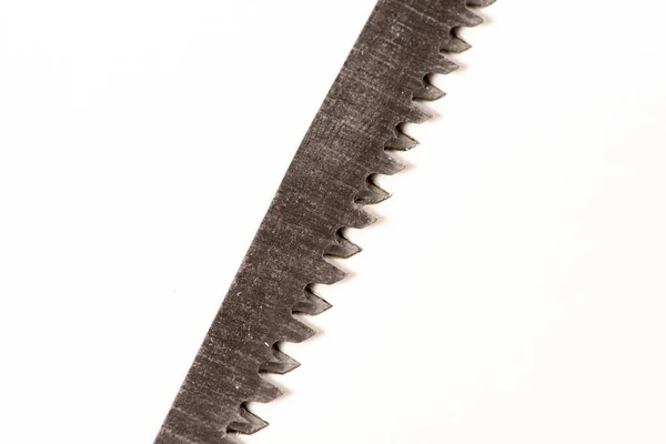 Uma imagem de lâminas de serra de gabarito. Macro — Fotografia de Stock