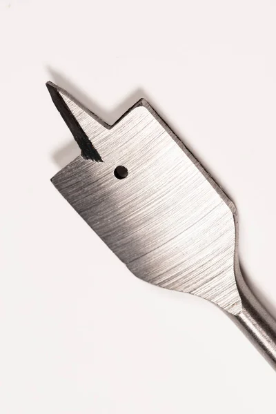 Aço metal Spade Paddle Bit fechar uma polegada e meia fotografia stock — Fotografia de Stock