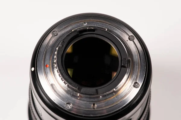 Obiettivo fotografico della fotocamera. Macro o primo piano — Foto Stock