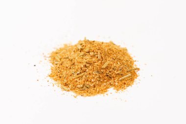 Tavuk için baharat ya da sos. yakın çekim makro