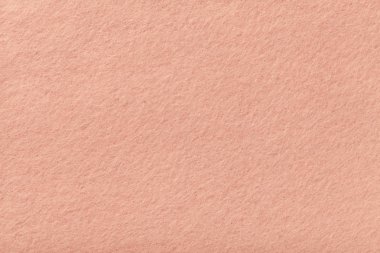 Açık pembe mat renkli süet kumaş, portre. Kadife dokusuna hissettim sorunsuz mercan yün.