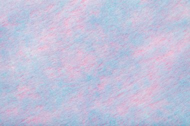 Açık mavi renkli inşaatı ile keçe kumaş, closeup Pembe noktalar. Yün, ipek mat Tekstil doku. Kumaş zemin.
