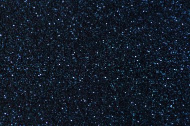 Küçük payetler, closeup Lacivert parlak kökenli. Tekstil gelen parlak parlak zemin. Denim kağıt ışıltı