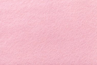 Açık pembe mat renkli süet kumaş, portre. Kadife dokusuna sorunsuz gül Yün keçe.