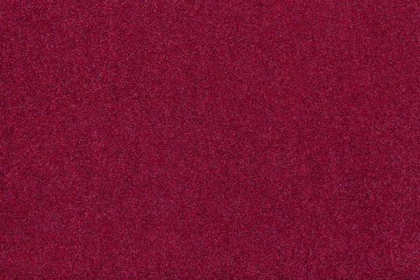 Fond Rouge Foncé Mat Tissu Daim Gros Plan Texture Velours — Photo