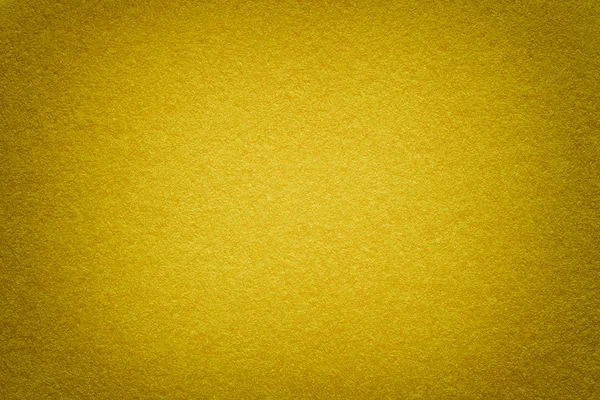 Textura Fundo Papel Amarelo Escuro Vintage Com Vinheta Estrutura Papelão — Fotografia de Stock
