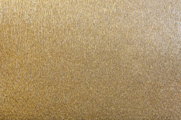 Textural Fundo Folha Ouro Papel Ondulado Ondulado Close Estrutura Cartão — Fotografia de Stock