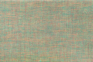 Açık yeşil renkli Damalı deseni, closeup ile. Doğal doku ile çok renkli kumaş yapısı. Kumaş zemin.