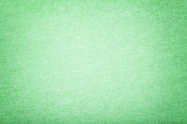 Açık yeşil mat renkli süet kumaş, portre. Skeç ile kadife doku sorunsuz nane Yün keçe.