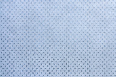 Açık mavi renkli metal Folyo kağıdı pırıl pırıl bir model ile portre yıldız. Gümüş metalize tatil kağıt yüzeyi kaydırma dokusuna.