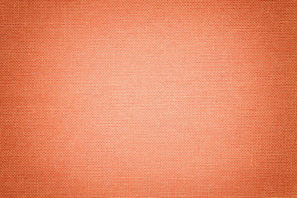 Světlé Pozadí Korálů Textilního Materiálu Proutěným Vzorem Closeup Struktura Oranžové — Stock fotografie