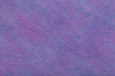 Koyu mor arka plan yapısı ile keçe kumaş, closeup mor lekeler. Yün lavanta matt Tekstil doku. Kumaş zemin.