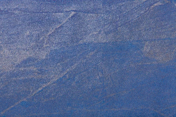Arte abstracto fondo azul marino y color plata. Pintura multicolor sobre lienzo . — Foto de Stock
