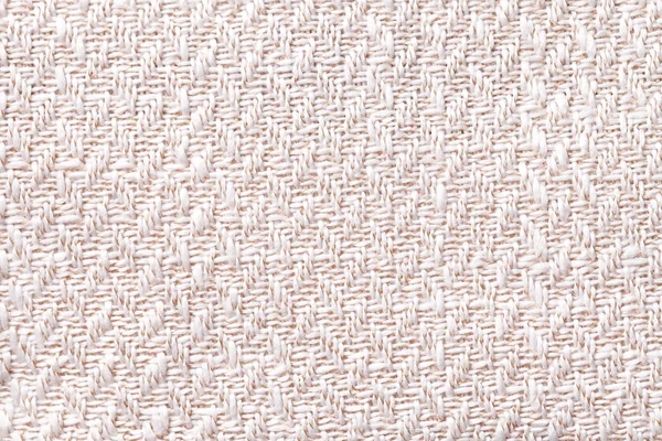 Tela vintage rosa con primer plano de textura tejida. Fondo macro textil blanco — Foto de Stock