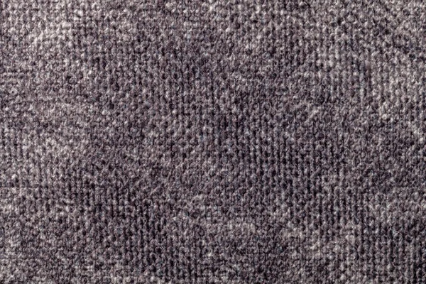 Szare tło z miękkiego materiału tekstylnego. Tkanina o naturalnej fakturze. — Zdjęcie stockowe