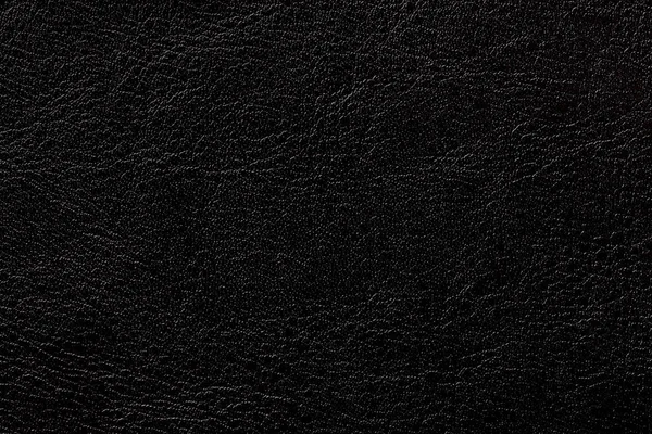 Encre foncée fond texture cuir, gros plan. Fond fissuré noir de la peau ridée — Photo