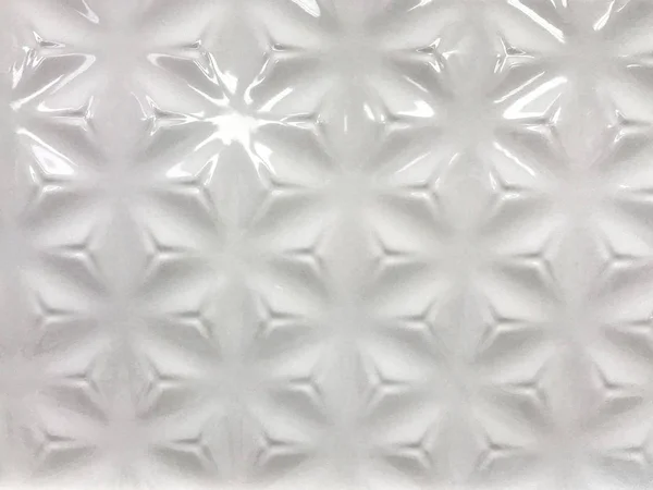 Ребристая керамическая плитка белого цвета. Блестящий фон — стоковое фото