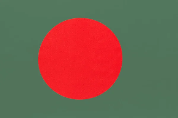 Japansk flagg, tekstilbakgrunn. Symbol for internasjonalt asiatisk land . – stockfoto