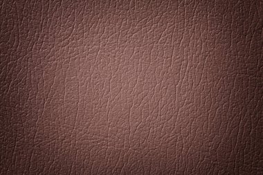 Koyu kahverengi deri doku arka plan, closeup. Umber kırışıklık ciltten kırık zemin