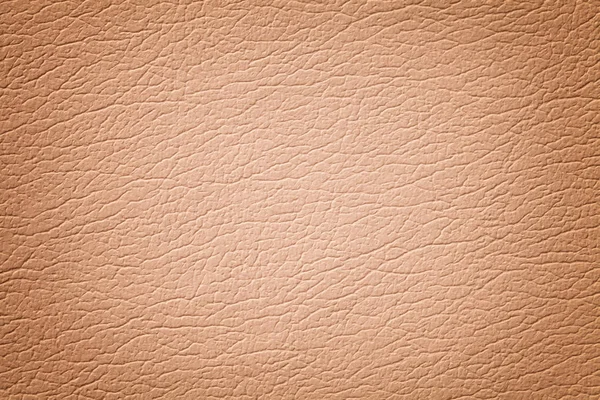 Ljusbrun läder textur bakgrund, närbild. Coral knäckt bakgrund från rynka huden — Stockfoto
