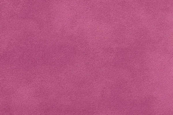 Donkerrood mat suède stof close-up. Fluweel textuur. — Stockfoto