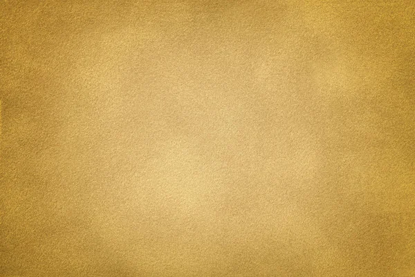 Goldene, matte Wildleder-Nahaufnahme. Samt Textur. — Stockfoto