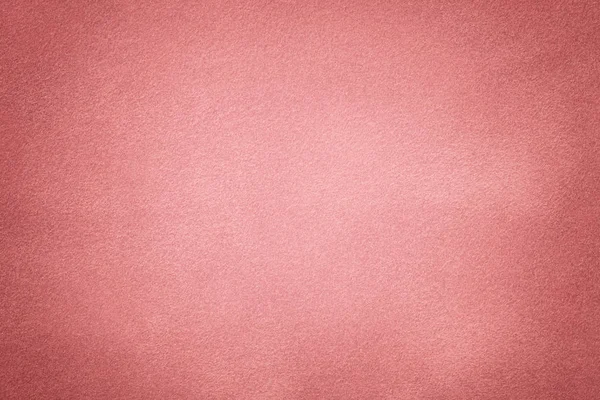 Pink matt camurça tecido closeup. Textura aveludada . — Fotografia de Stock