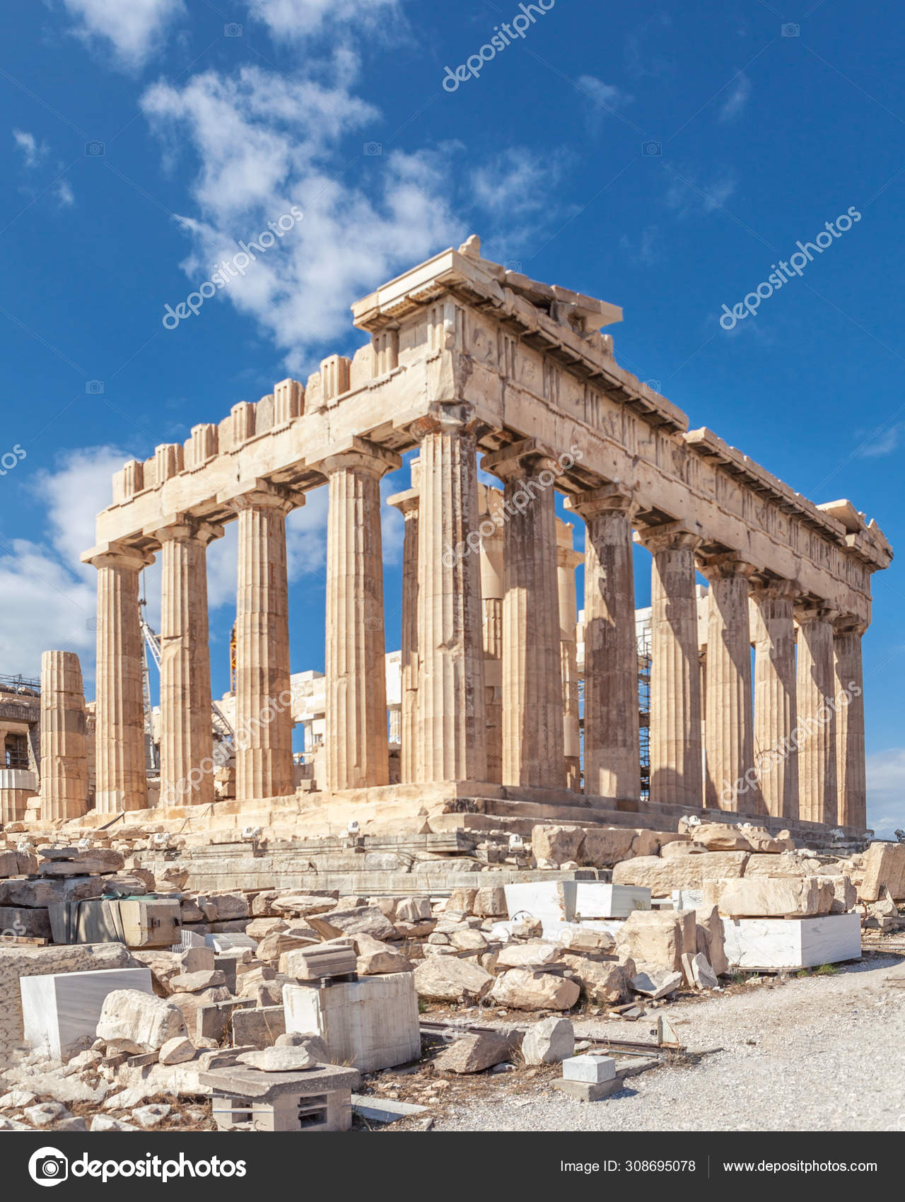 アクロポリスのパルテノン神殿の遺跡 アテネ ギリシャ 無料のストック写真 C Nikol85