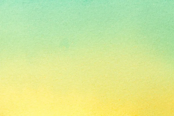 Arte astratta sfondo giallo chiaro e verde colori. Pittura ad acquerello su tela, gradiente . — Foto Stock