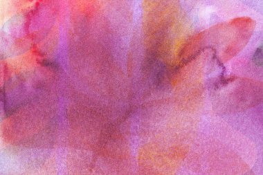 Soyut sanat arka plan açık mor pembe renkler. Tuval üzerine suluboya boyama.