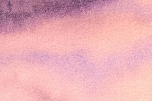 Abstrakte Kunst Hintergrund hellrosa und lila Farben. Aquarell auf Leinwand. — Stockfoto