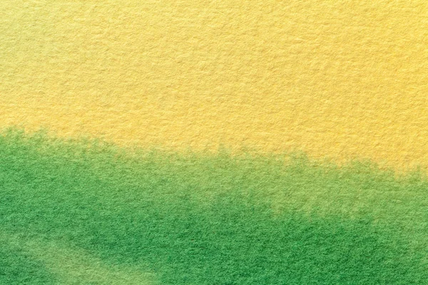 Abstract Kunstachtergrond Groen Gele Kleuren Aquarelverf Doek Met Zacht Gouden — Stockfoto