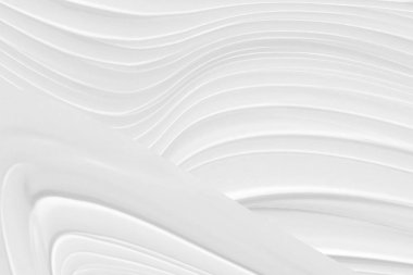 Düğün kartı şablonu için güzel tasarım, ekran koruyucu için yaratıcı taslak. 3 boyutlu beyaz arkaplan, fantastik soyut tasarım elementleri, modern duvar kağıdı tarzında doku. 