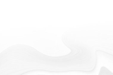 Beyaz arkaplan, güzel bir şablon ve dalgalar, yazı için yer. Modern web tasarımı, ekran koruyucu şablonu.