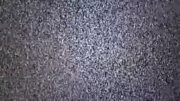Fond TV bruit noir et blanc. Un bug vidéo. Thème technologie rétro .
