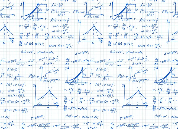 Vintage Éducation Fond Théorie Droit Mathématique Équation Formule Mathématique Sur — Image vectorielle