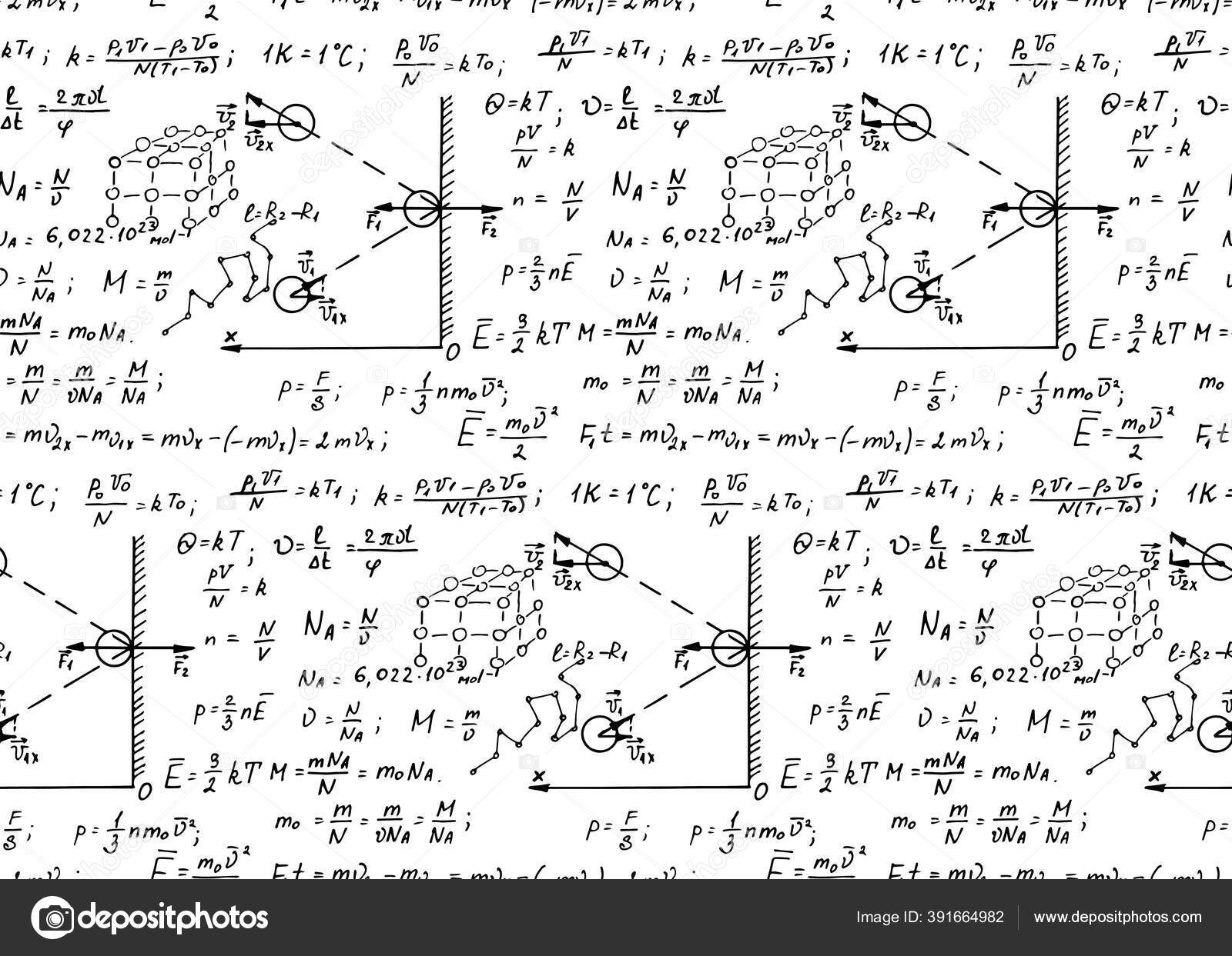 Calculations on whiteboard