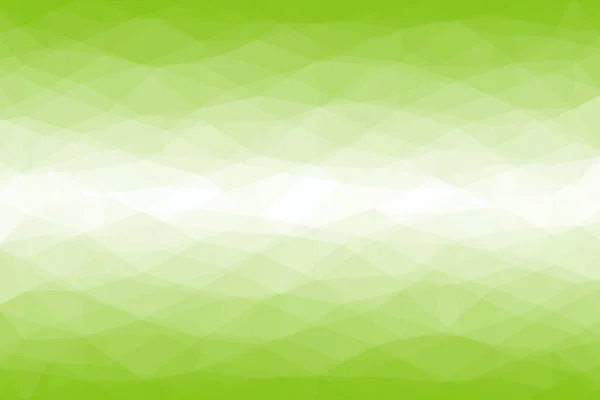 Zelený Abstraktní Low Poly Prapor Šablona Vektorového Návrhu Geometrické Pozadí — Stockový vektor