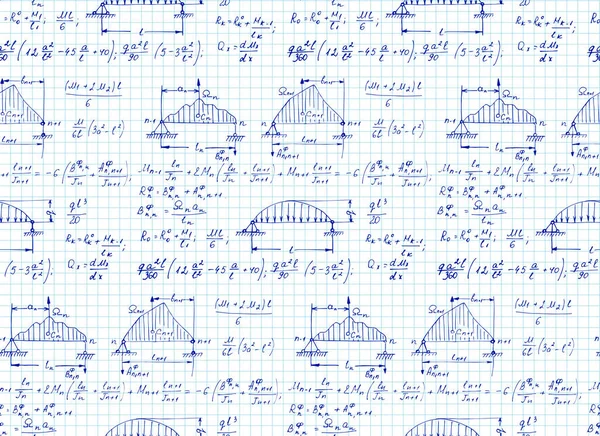 Physique Modèle Homogène Avec Les Équations Les Contours Les Schémas — Image vectorielle