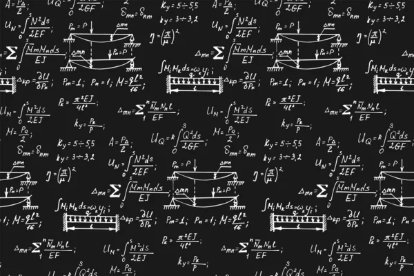 Schéma Physique Homogène Avec Les Équations Les Figures Les Schémas — Image vectorielle