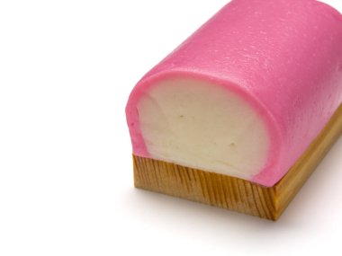 Kırmızı Japon kaka balığı keki.