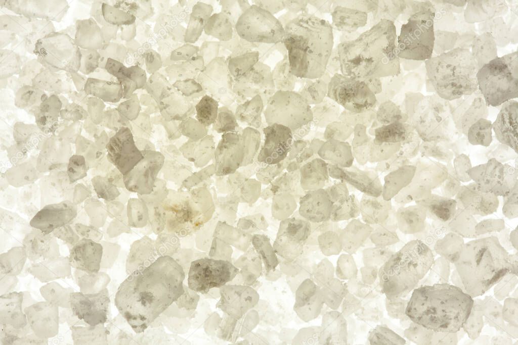 Coarse salt in backlight - high definition pattern