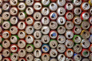 Üst soda kutusu deseni soyutlar