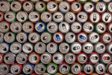 Üst soda kutusu deseni soyutlar